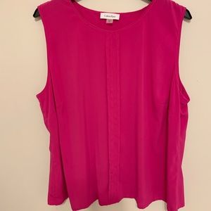 Calvin Klein Womens Top Pink (size 1X)